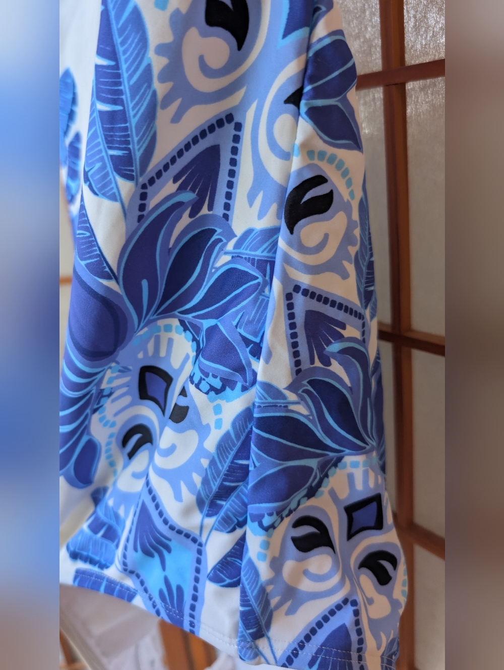 NWT New Swimsuit by Cupshe - Women's Large Tall - Floral Halterneck Low-Cut - Picture 5 of 10